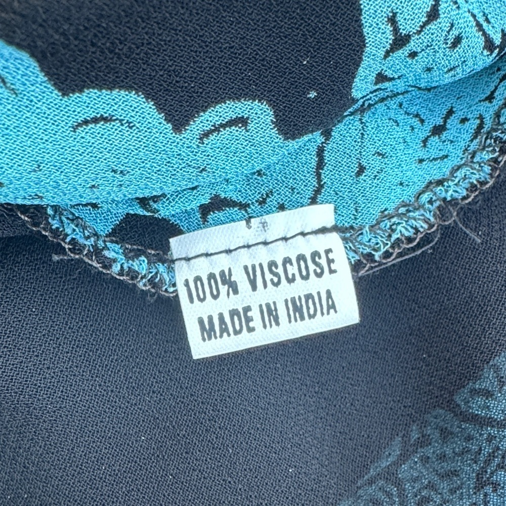 Reversible Chic Asymmetrical Floral Skirt 100% Viscose Sz S - Picture 2 of 5